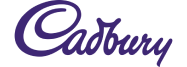 Logo de Cadbury, cliente de Dinpro. Imagen corporativa de Cadbury.