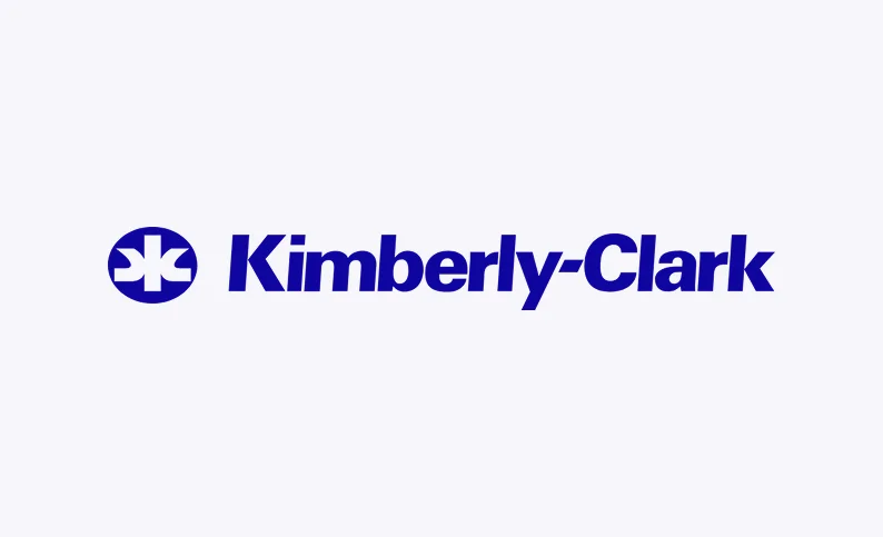 Logo de Kimberly-Clark, cliente de Dinpro. Soluciones integrales para proyectos industriales y comerciales.