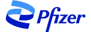 Logo de Pfizer, cliente de Dinpro. Soluciones integrales para el sector salud.