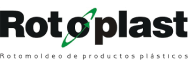 Logo de Rotoplast, cliente de Dinpro, empresa especializada en rotomoldaje de productos plásticos.