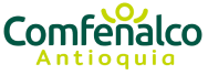 Logo de Comfenalco Antioquia, una de las empresas con las que Dinpro ha colaborado en proyectos de desarrollo integral.