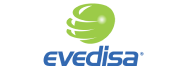 Logo de Evedisa, cliente de Dinpro. Imagen corporativa de Evedisa.