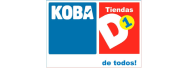 Logo Koba D1, tiendas departamentales, proyectos Dinpro