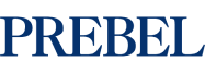 Logo de Prebel, cliente de Dinpro. Imagen corporativa de Prebel.